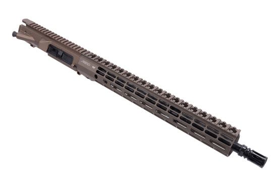 a2 flash hider attached to the 16" barrel chambered in .308 win
